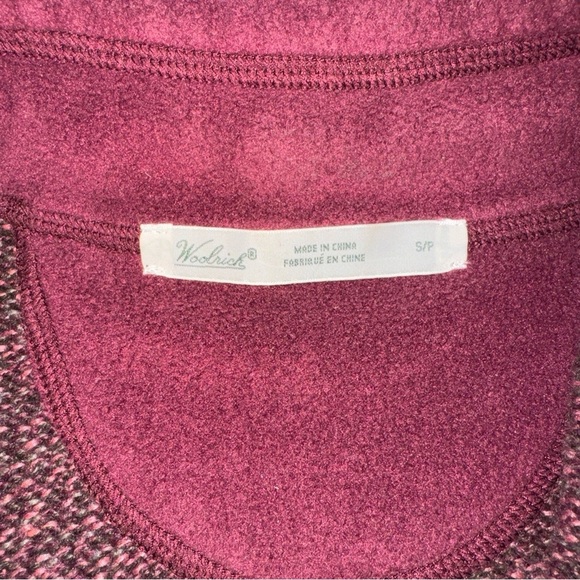Woolrich women’s 1/4 zip mock neck pullover sweater purple pink size small - Picture 8 of 11